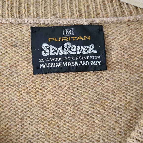 Puritan Searover Wool Blend Vintage Sweater Vest - Picture 2 of 3